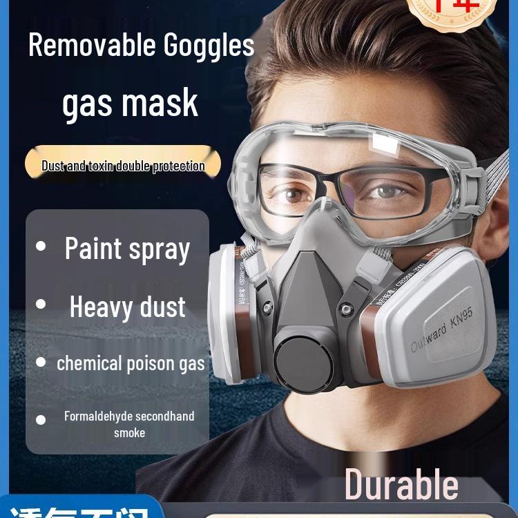Anti-Toxic Respirator Mask for Paint, Formaldehyde & Dust Protection