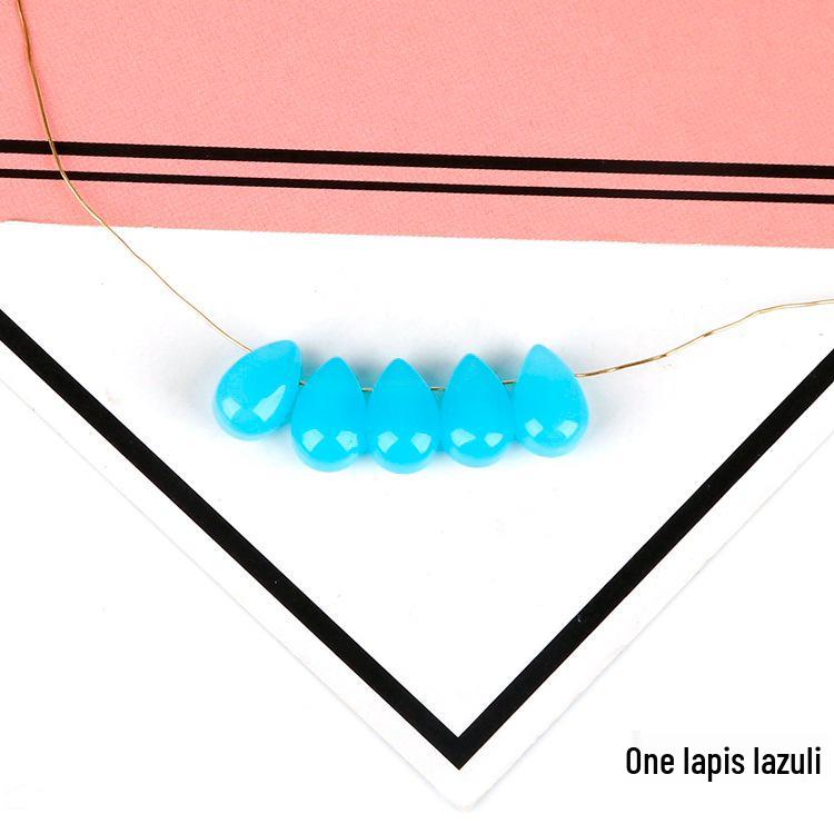 Szklana Zawieszka Kropelka Płatka Zestaw do DIY Kolczyków