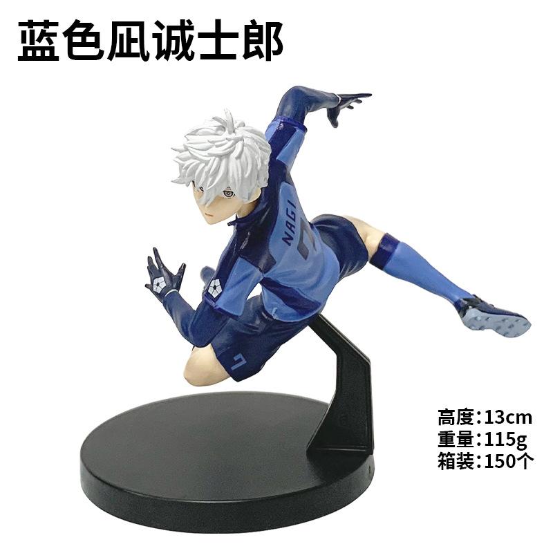 Blue Lock Anime Figure Set Isagi Bachira Chigiri Nagi Collectible PVC Model Toy