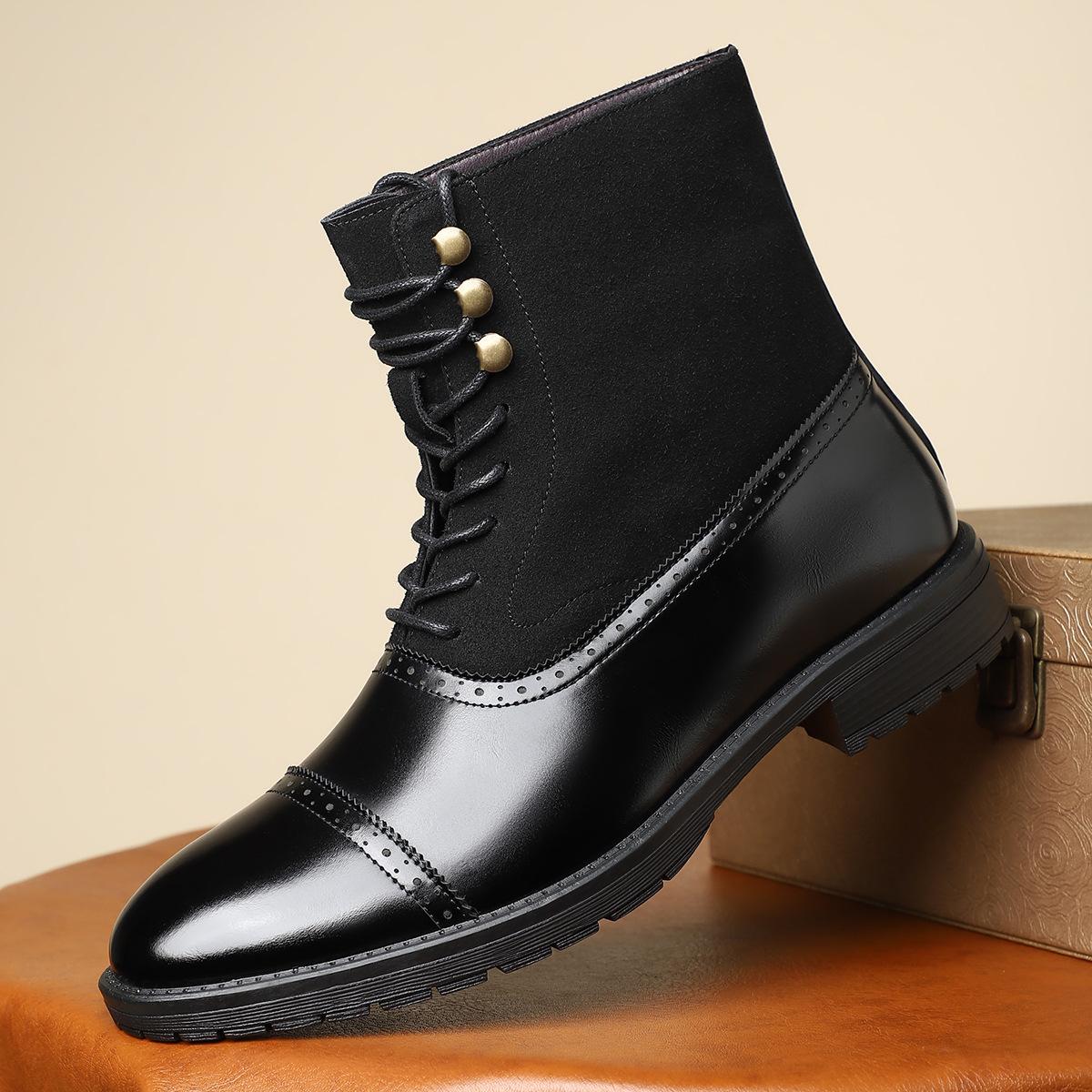 

Новые ботинки Мартин в британском стиле, мужские, трендовые, универсальные, повседневные, ботинки Мартин, ретро мода, молодежная индивидуальность, рабочие ботинки 39 чёрный