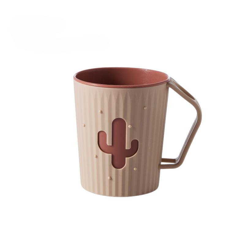 

Чашка для полоскания рта Мультяшная чашка для чистки зубов Чашка для умывальника Детский парный набор для чистки зубов Двухслойная утолщенная 301-400ml оранжевый