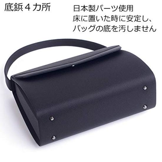 Aurora Black Formal Bag, Made in Japan, Deodorizing Name Tag, Water-Repellent, Large, Black, Suitable for Both Celebrations and Condolences,