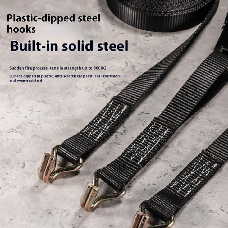 Industrial Load Securing Straps Tear Proof Polyester Fabric With Quick Release Tension System for Secure Load Transport