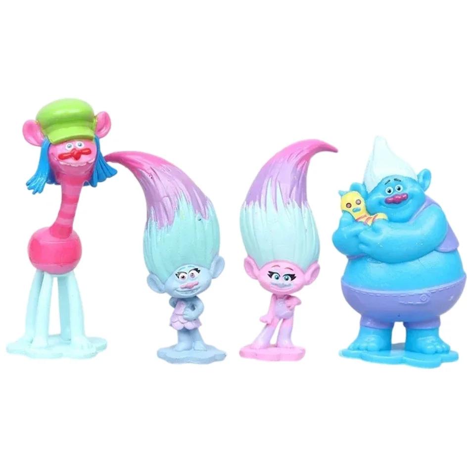 12pcs/Kit Trolls Branch Critter Skitter Figures Trolls Children Trolls POLYVINYL CHLORIDE Action Figure Plaything Animation Design Character Kids