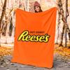 Reese‘S Peanut Flannel Blanket Soft All-Season Throw, Design for Camping, Car Travel, Hiking Sofa, Bed, Office Perfect Gift for Parties