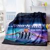 Juventus Personalized Name Blanket Throw Customizable Blanket Soft & Cozy Great for Living Room Office Chair Sofa Picnics for All Occasions