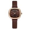 Retro Kleine Quadratische Uhr Mode Lässig Kleine Quadratische Damen Quarzuhr Dünnen Riemen Damenuhr