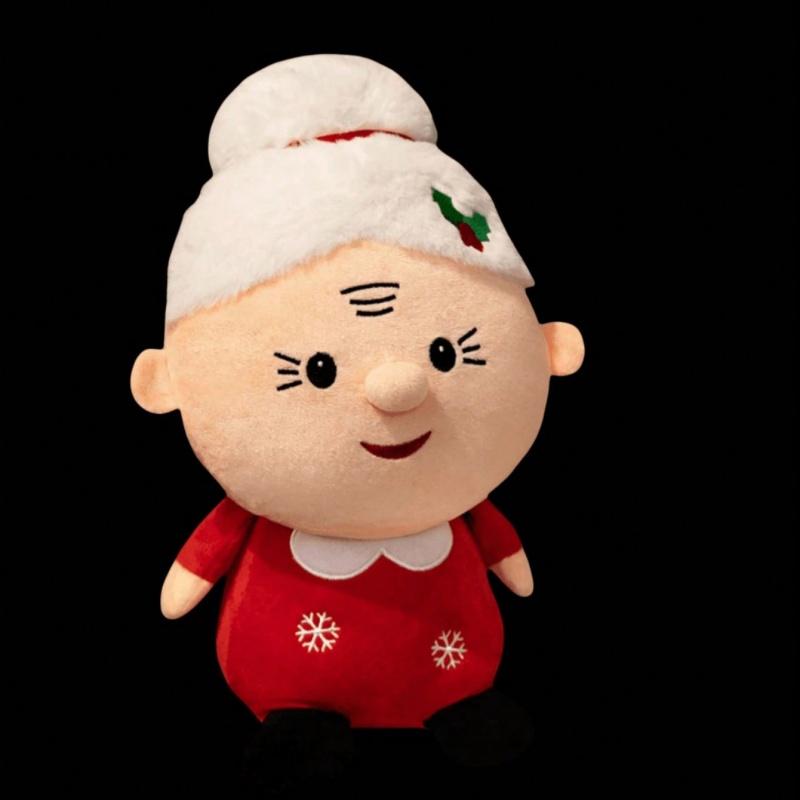 1 Stück niedliche Weihnachtsmann-Feiertagsdekoration Weihnachts-Paarpuppe Geschenk für Freundin oder Freund zum Hochzeitstag