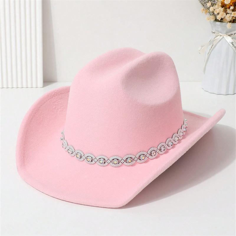 Men and Women Jazz Hat Party Festival Stage Performance Simple Top Hat High Quality Woolen Straw Hat Western Cowboy
