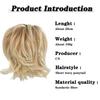 MISS WIG Synthetic Short Wavy Ponytail Extensions Deformation Claw Ponytail Style For Women Daily Party Wear