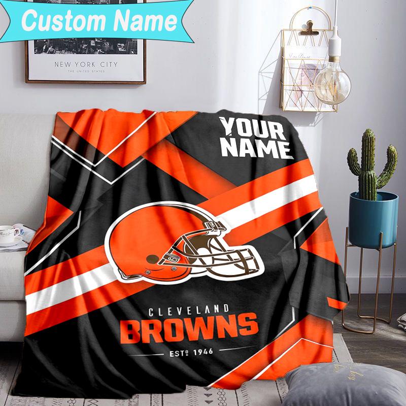 Custom Name Blanket Bengals Helmet Blanket Bedding Blanket for Travel, Camping, Living Rooms, Offices, Sofas, Fan Christmas Gift