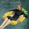 Mesh Seat Water Hammock Foldable Floating Lounger Multi-Purpose Inflatable Pool Raft  Family