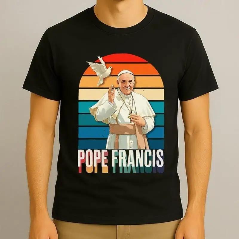 Great New Pope Francis Vatican Catholic Saint T Shirt Rest In Peace