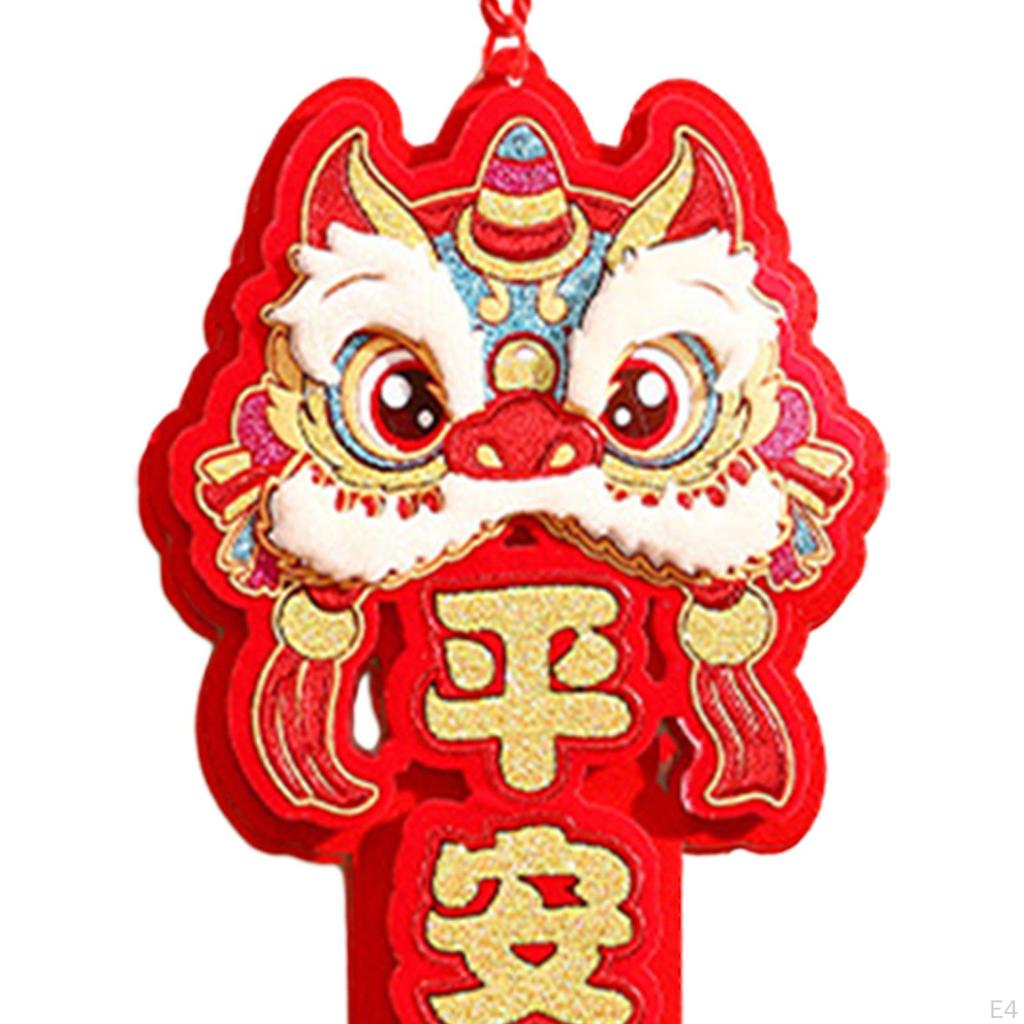 Dragon Lion Wall Hanging for Chinese Year Celebrations