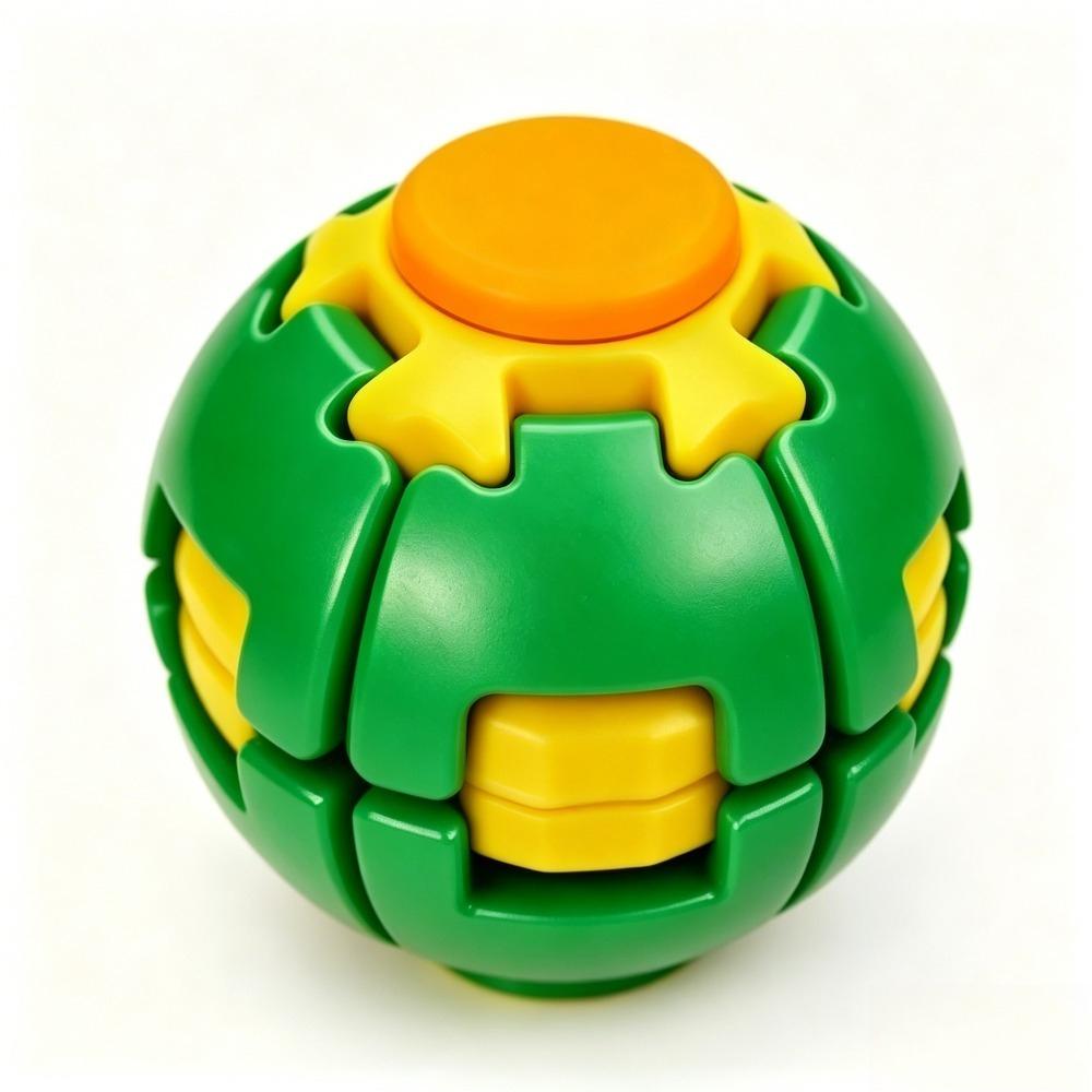 Transformerende Fidget Spinner Bal Drukken om te Draaien Stressverlichtend Speelgoed Vervorming Sensorische Vinger Spinner voor Kinderen Volwassenen Verlichting Cadeau groen