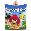 Angrys-birds Shooting Game  Blanket Soft Coral Fleece Plush Healing Gifts  Throw Blanket Rug Piece