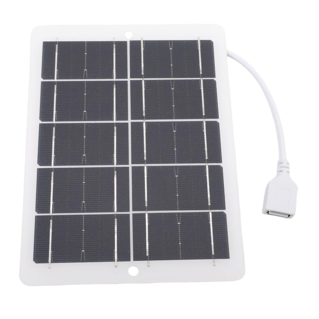 Solar Panel 3W 5V High Efficiency Multi Purpose USB Solar Panel Charger for Mobile Phone Tablet