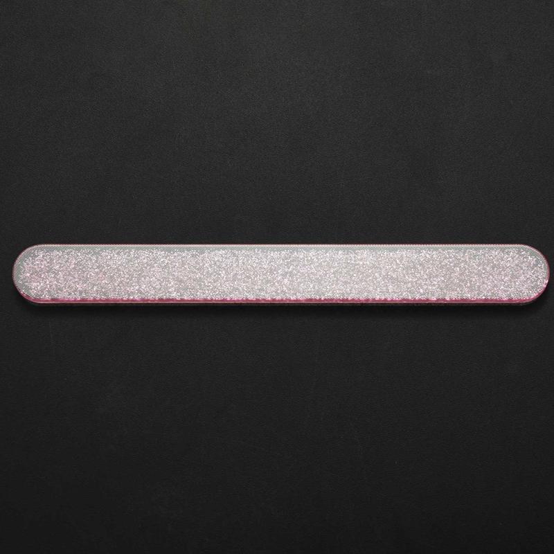 Skleněný pilník na nehty Křišťálový leštič nehtů Nano Mini leštící bloky s přenosným pouzdrem pro přírodní nehty