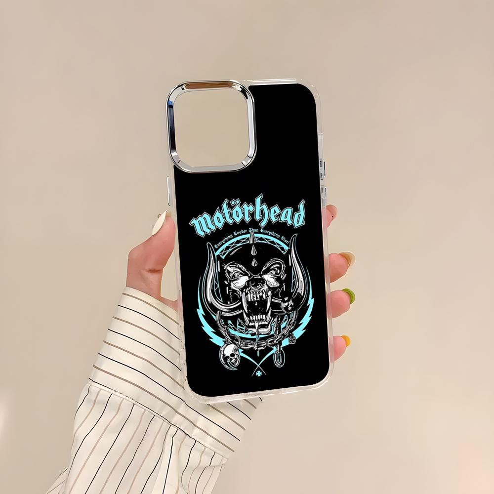 Band-M-M-Motorhead Phone Case For IPhone 17 Air 16 15 14 13 12 11 Pro Pro Max Plus Transparent Soft Cover