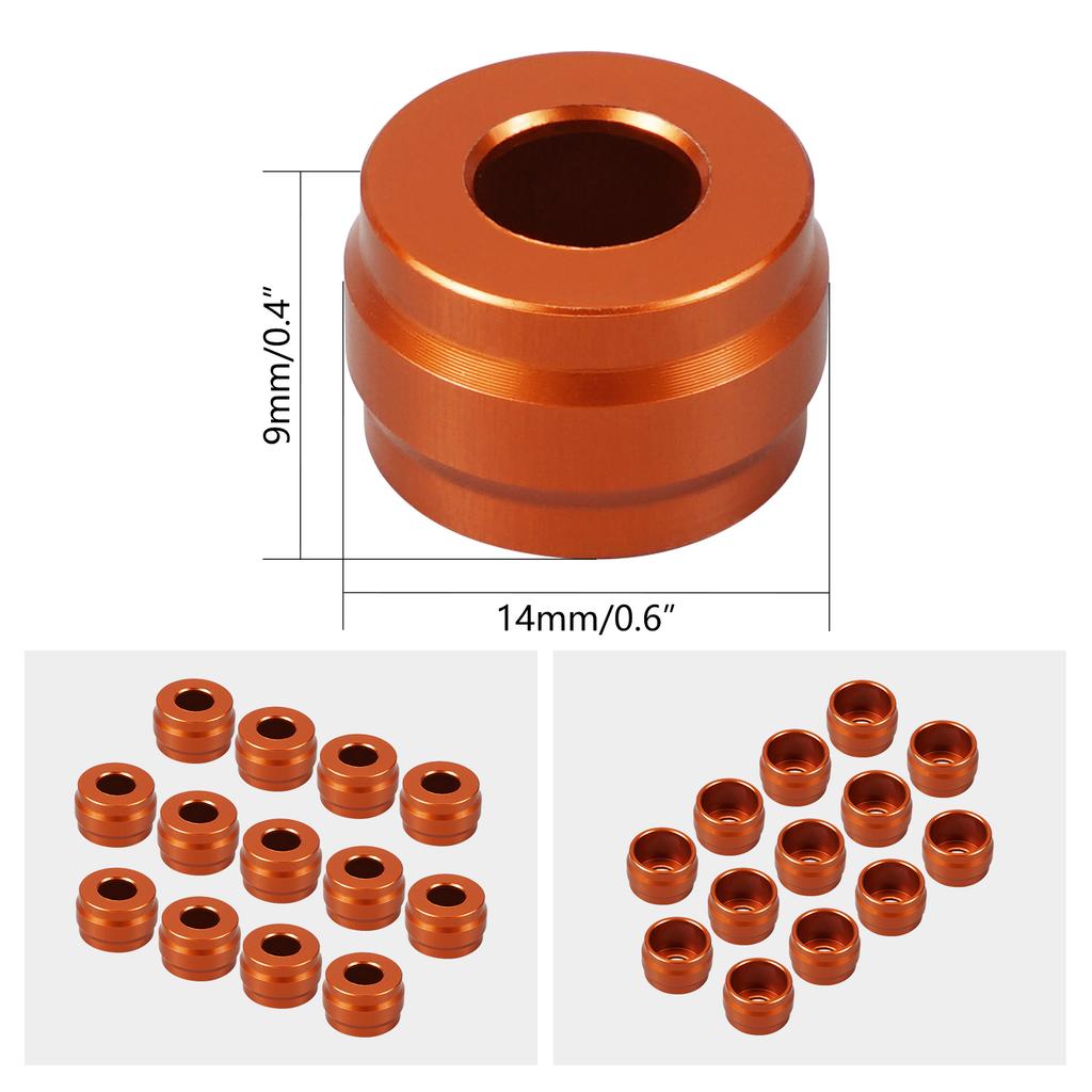 13pcs Primary Cover Bolt Decorative Rings For Harley M8 Street Glide Road Glide Road King 2017-2023 Ultra Limited Electra Glide