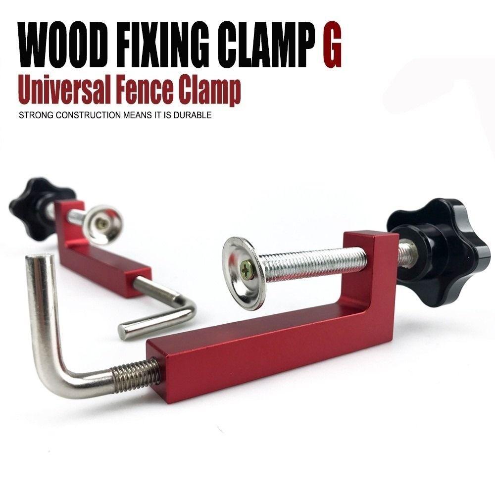 Adjustable Frame Rotating Fence Clamp Fast Fixed G Clip Woodworking Clamp Woodworking Tool