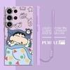 Crayon Shin-chan Phone Cover Case for Samsung Galaxy S25 S23 Note 20 10 Ultra S22 S20 FE S21 Plus S25Edge S24 Ultra