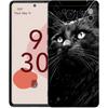 Black Cat Phone Case For Google Pixel 9 8 7 6 Pro XL 8A 6A 7A 5G Soft Shockproof TPU Black Cover Fundas