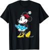 Fashion Casual Vintage Minnie Mouse In Pillbox Flower Hat T-Shirt Unisex