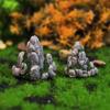 Simulation Miniature Rockery Ornaments Resin Crafts for Succulent Flower Pots, Aquariums, and Sand Table Decorations.