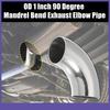 TWO OD 1 Inch Mandrel Bend Elbow Bend Tube Car Exhaust Elbow Pipe Universal