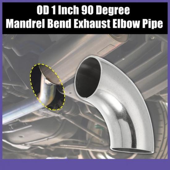 TWO OD 1 Inch Mandrel Bend Elbow Bend Tube Car Exhaust Elbow Pipe Universal