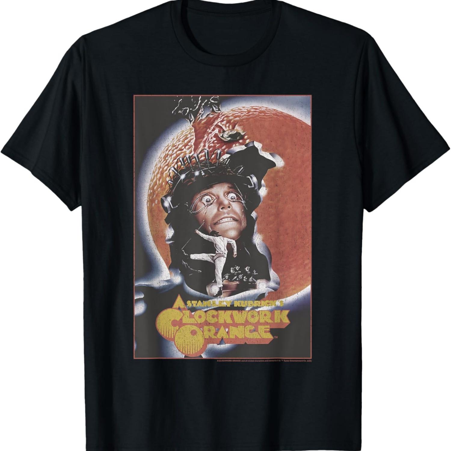 

Футболка с состаренным постером «Заводной апельсин» XXXXXL чёрный