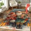 1Pc Santa Claus Children Rug Office Carpet Indoor Outdoor Doormat Nonslip Soft Living Room Christmas Halloween Gift D292218