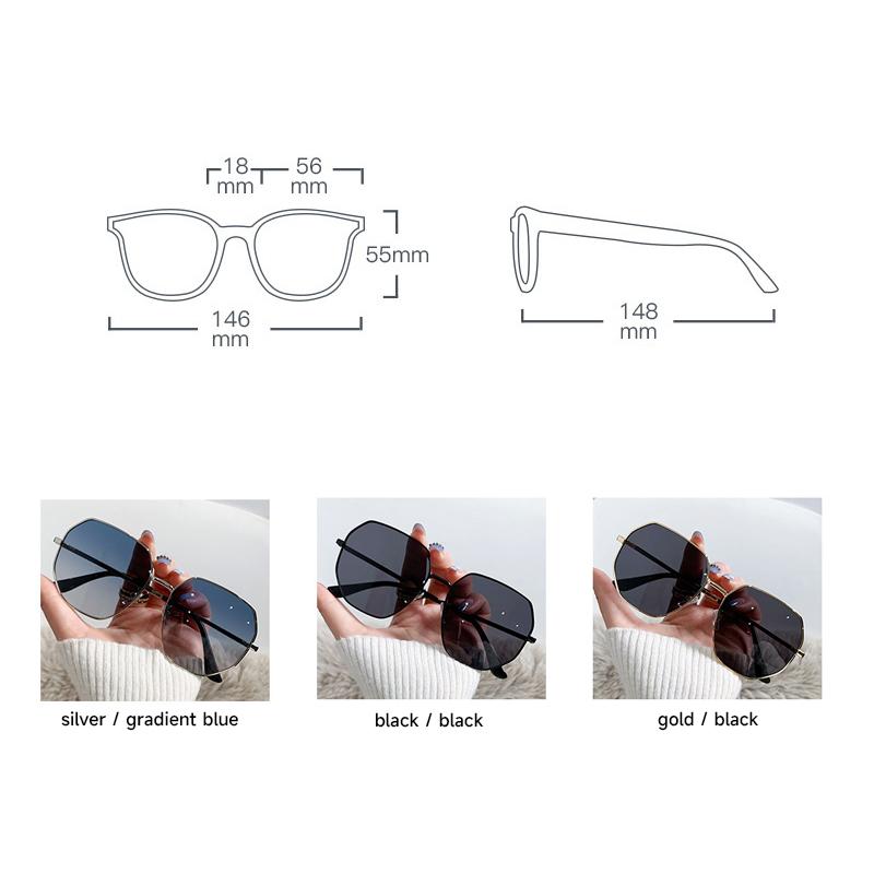 2044 New Polarized Sunglasses For Men Women Uv400 Sunglass Alloy Frame Eyewear Vintage Sun Glasses With Box