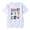 ONE PIECE Japanese Anime Luffy Men Women Summer T-Shirt Harajuku Vintage Short Sleeve Loose Oversized Casual Comfortable Y2k Top