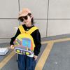 Schoolbag kindergarten schoolbag female 1011 new cartoon cute printing large capacity primary school schoolbag male children backpack batch