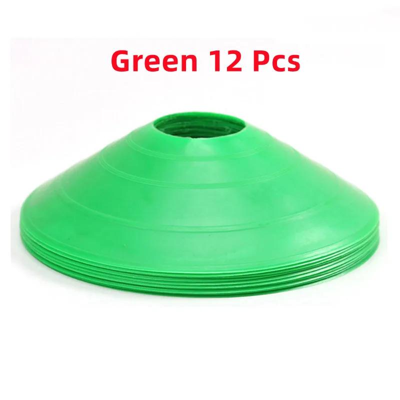 

12Pcs Cone Set Football Training Equipment Toy For Kid Pro Disc Cones Agility Exercise Obstacles Avoiding Sport Training Prop
