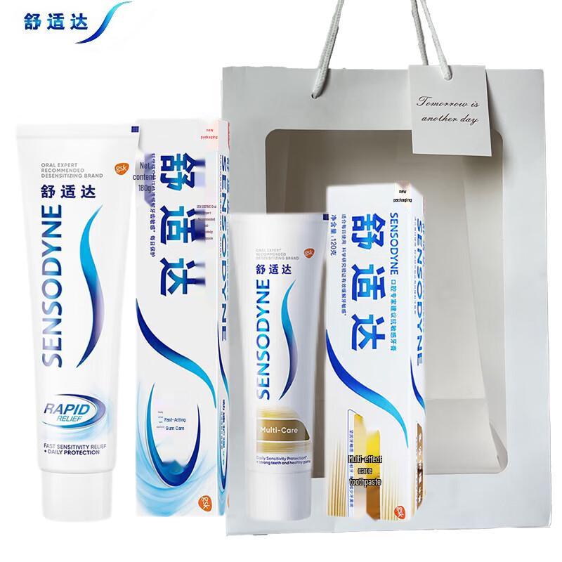 Sensodyne Rapid Relief & Multi-Action Toothpaste 2-Pack