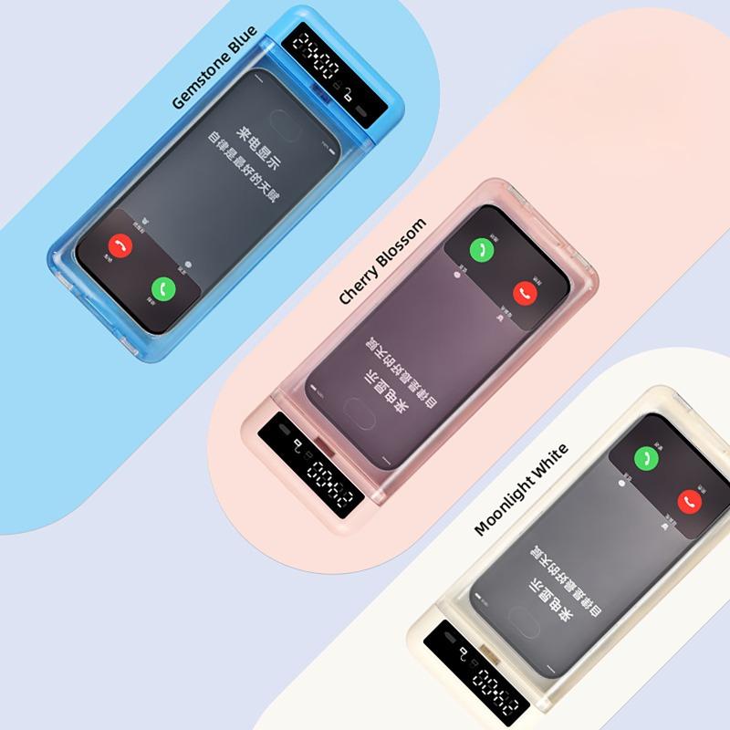 Student Phone Time Manager Transparent Phone Lock Box with LCD Display Screen Adults Students Self-Discipline Tools Phone Locker