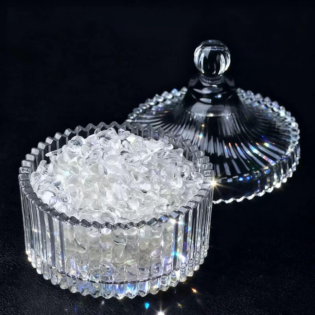 Demagnetizing Stone & Bowl Crystal Purification Set for Bracelets & Displays