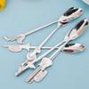 Stainless Steel Dining Drinking Tools Kitchen Gadget Flatware Teaspoon Coffee Spoon Tableware