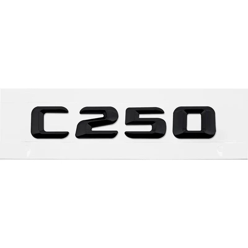 Alloy ABS Car Letter Stickers Rear Trunk Badge for Mercedes Benz C Class C240 C250 C260 C280 C300 C320 C350 C400 C500 Emblem RV1
