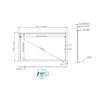 Xintai Touch 65" IR-Touch-Rahmen ohne Glas, 20 Touch-Punkte Infrarot-IR-Multi-Touchscreen-Overlay