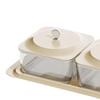 Candy Nut Serving Bowl Divided Dishes Removable Decorative Snack Platter Dried Fruit Tray