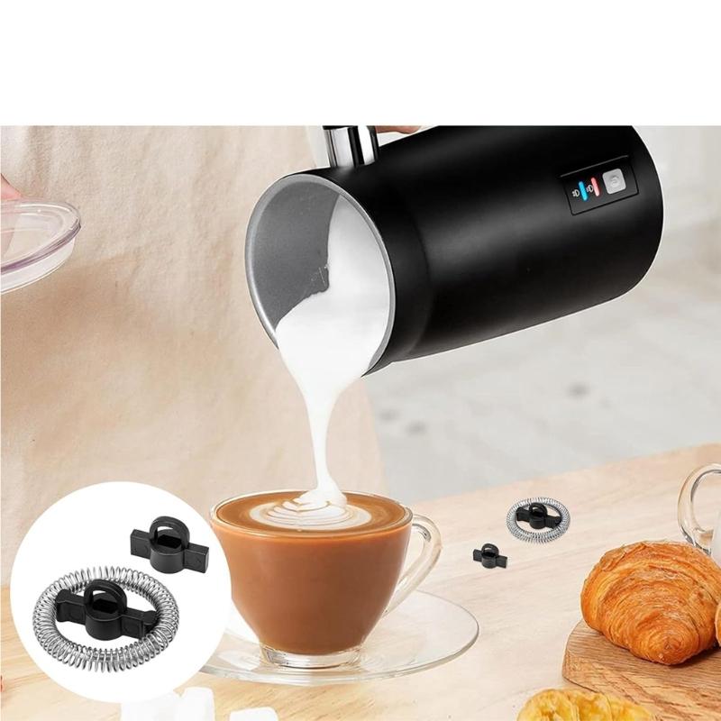 Set di Sostituzione Frusta Montalatte in Plastica e Metallo Componente Riscaldante per Montalatte Adatto per Modelli di Macchine da Caffè