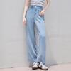 Betu Women's Lyocell Denim Wide-Leg Cropped Pants