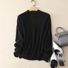 Baby Cashmere Seamless Slim Fit Half-High Neck Sweater