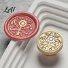 Gift Wrapping Wax Stamp Brass Seal Head Vintage Key Pattern Embossed Sealing Decorative Head for Envelope Journal Packaging Invitation Crafting