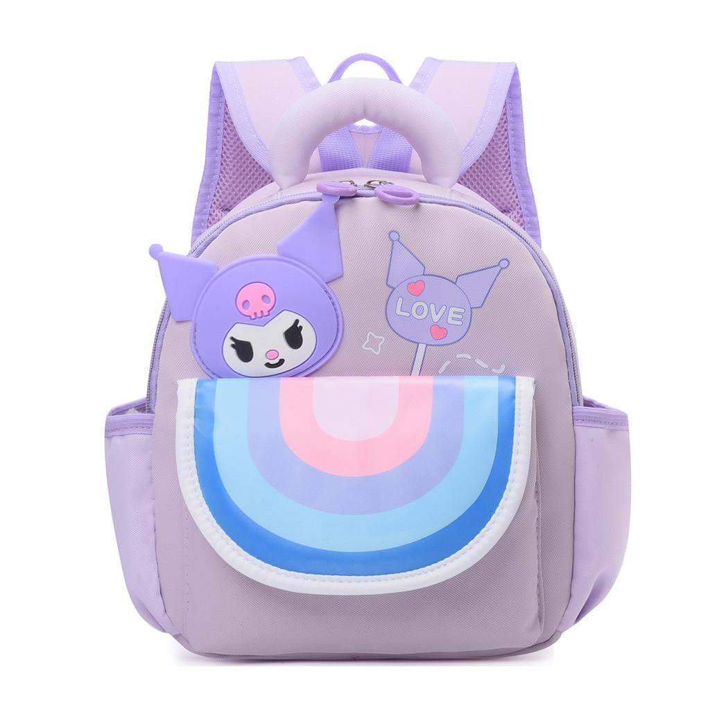 Cartoon Kuromi Capybara Backpack With Breathable Oxford Fabric For Preschoolers School Use