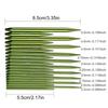10Pairs Aluminum Circular Knitting Needle Set with Leather Case 2.2mm-5.0mm Interchangeable Circular Knitting Needle Set